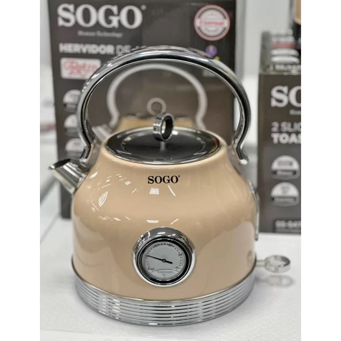 Электрочайник в стиле ретро SOGO KET-SS-7765 Beige